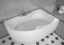 Акриловая ванна Aquanet Capri 160x100 R